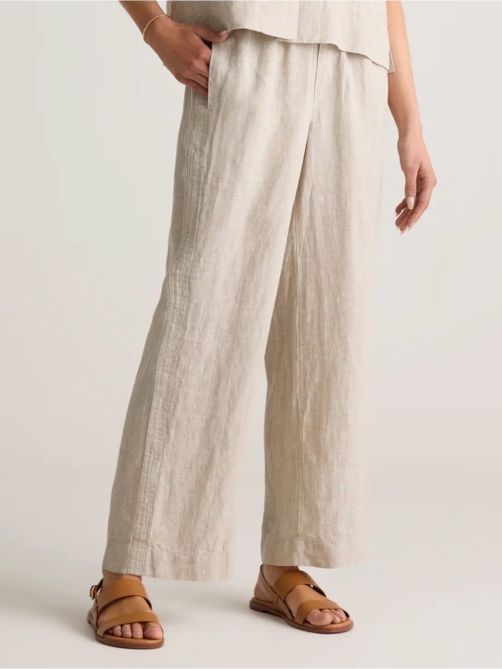 Lightweight women’s Linen Pants in Off-White